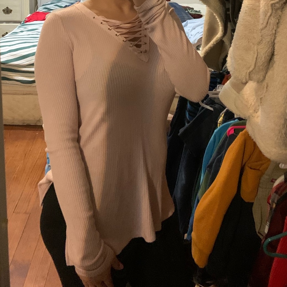 Pink blouse